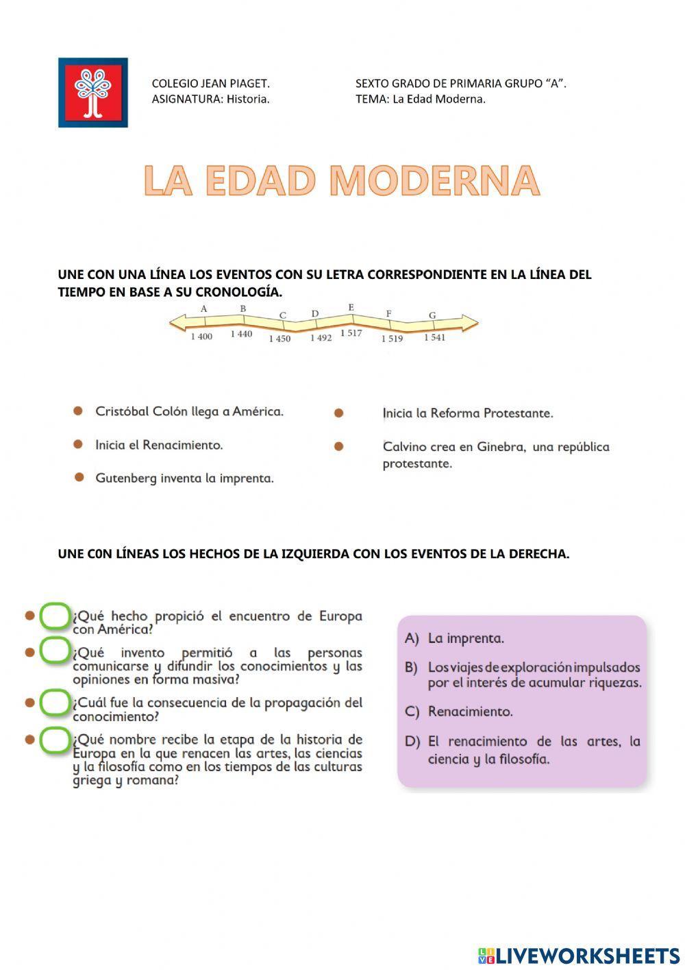 La Edad Moderna