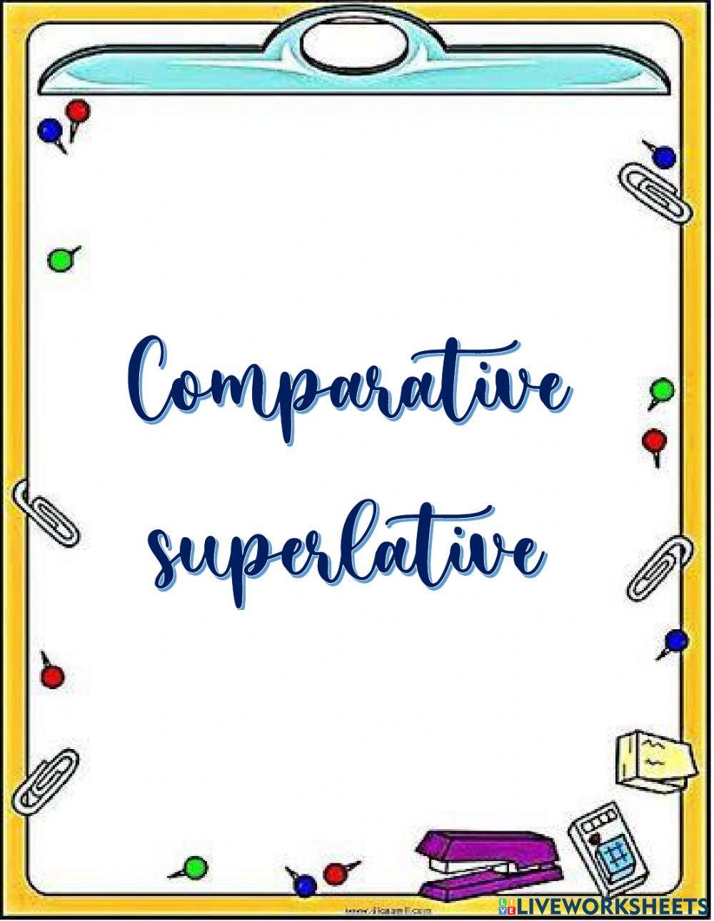 Comparative superlative