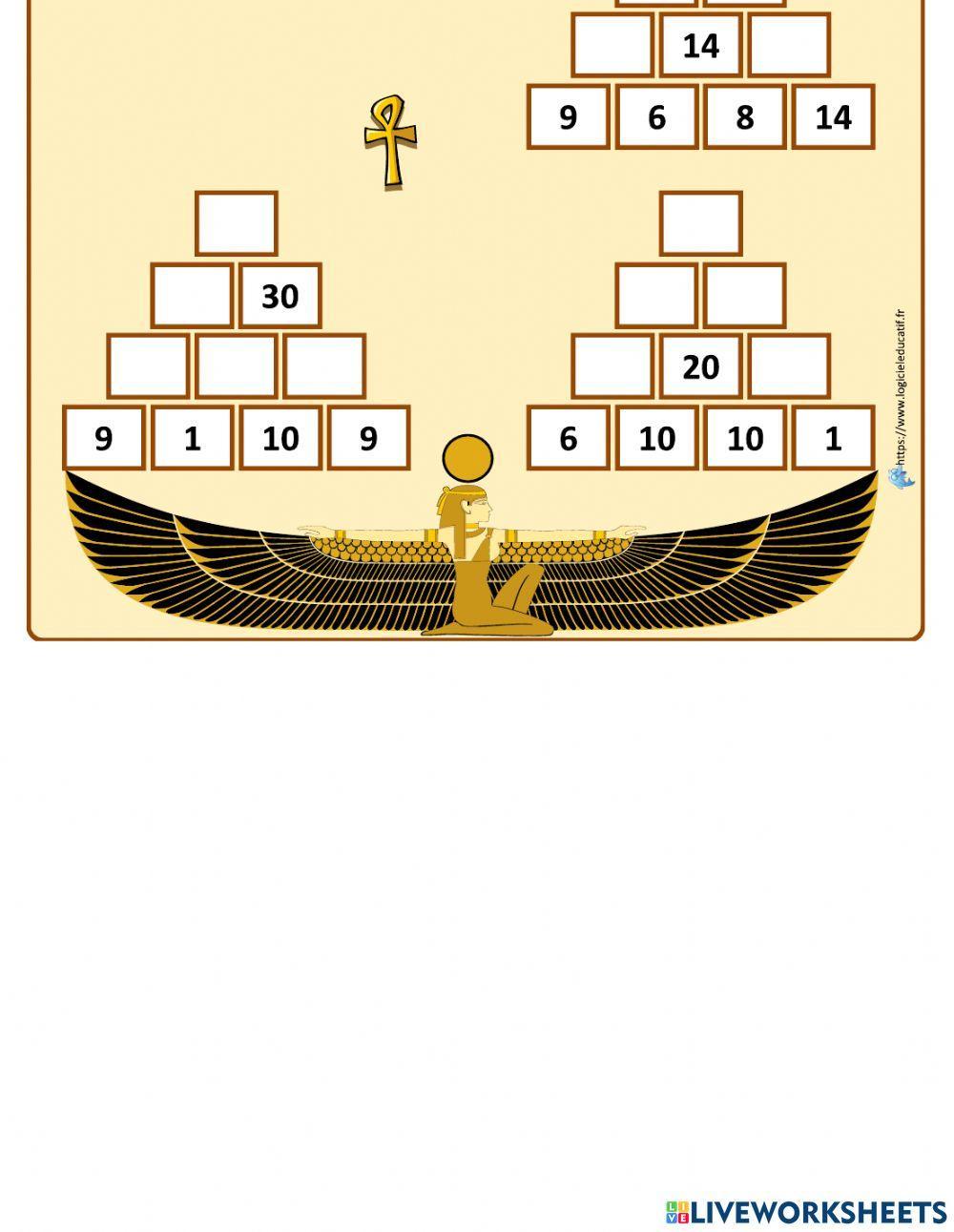 Addition en pyramide