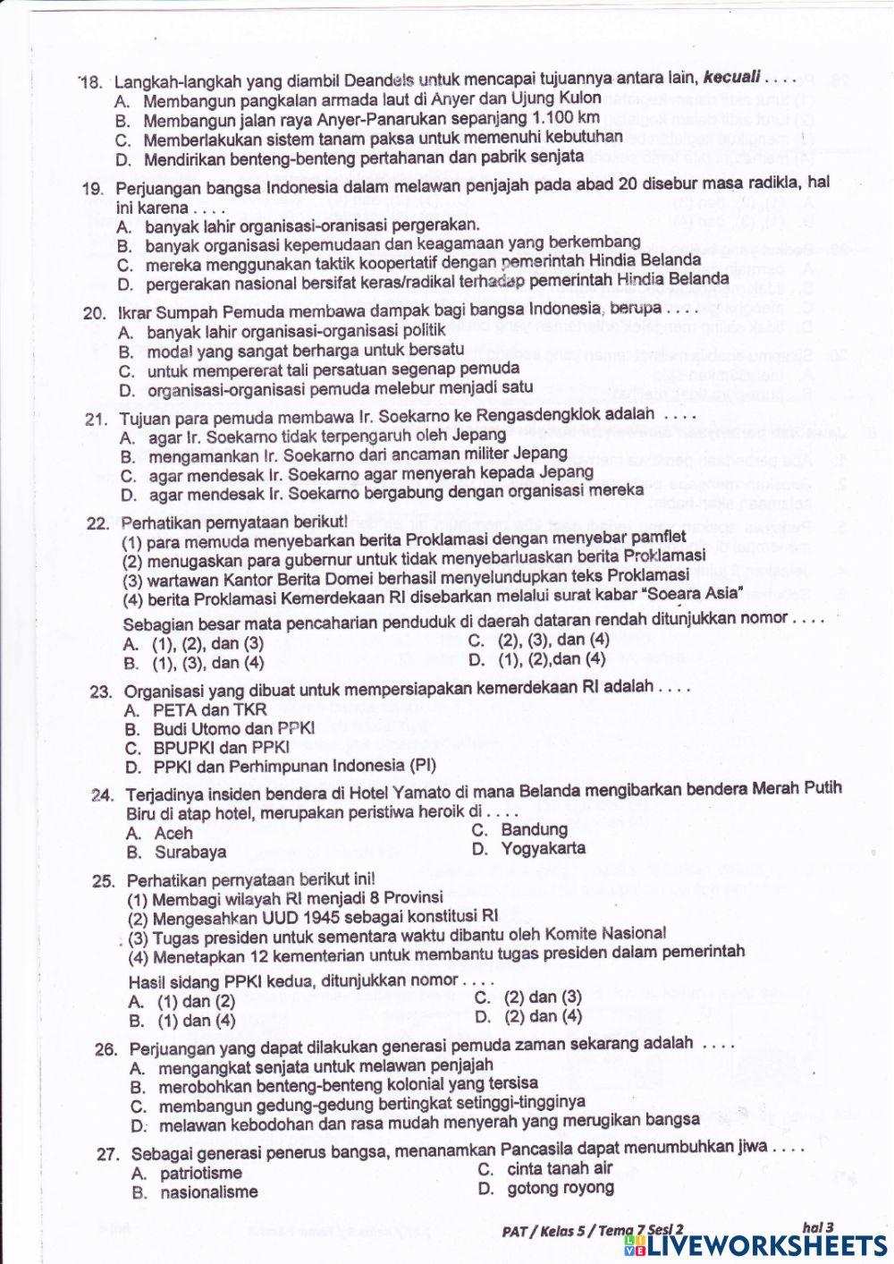 Pat t7s2 kelas 5 rabu, 9 juni 2021