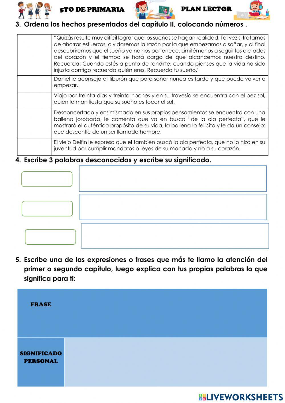 Comprensión -el delfín ii capítulo