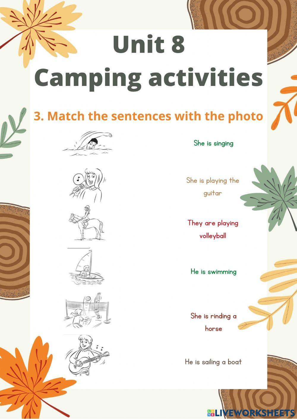Camping activities 2