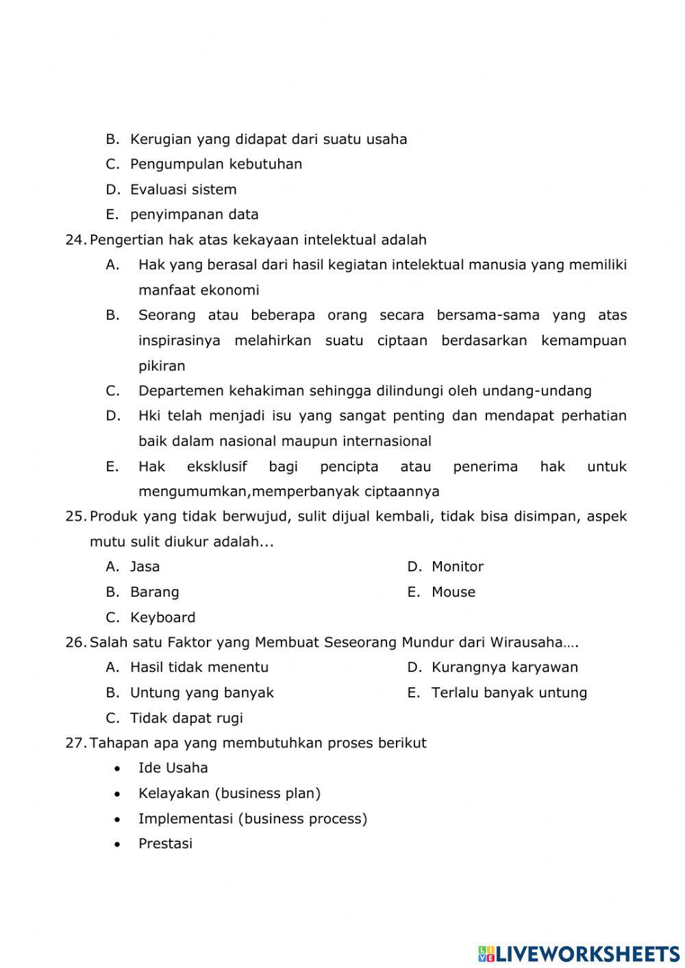 Latihan PAT PKK XI.21