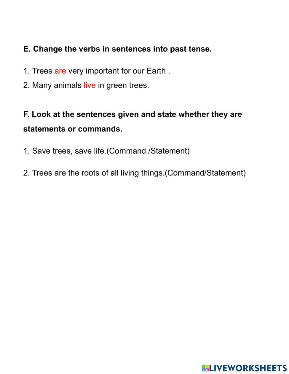English Worksheet