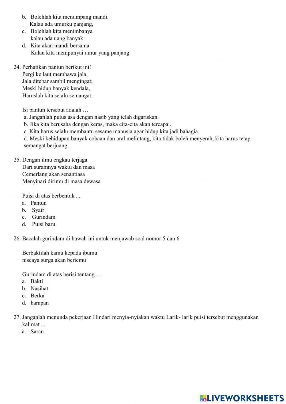 Soal PAT IPS KELAS VII