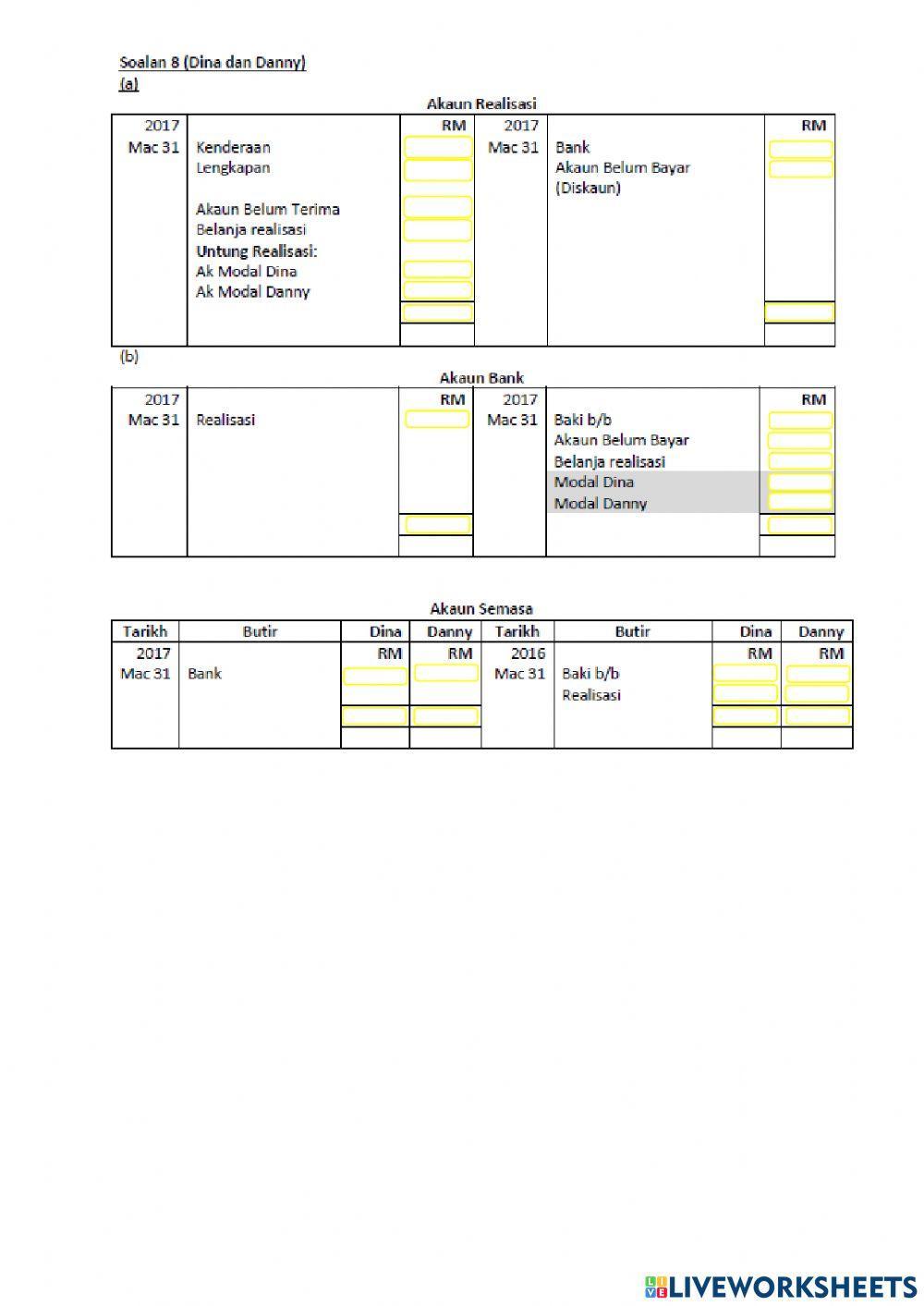soalan realisasi ms 154 dina dan danny