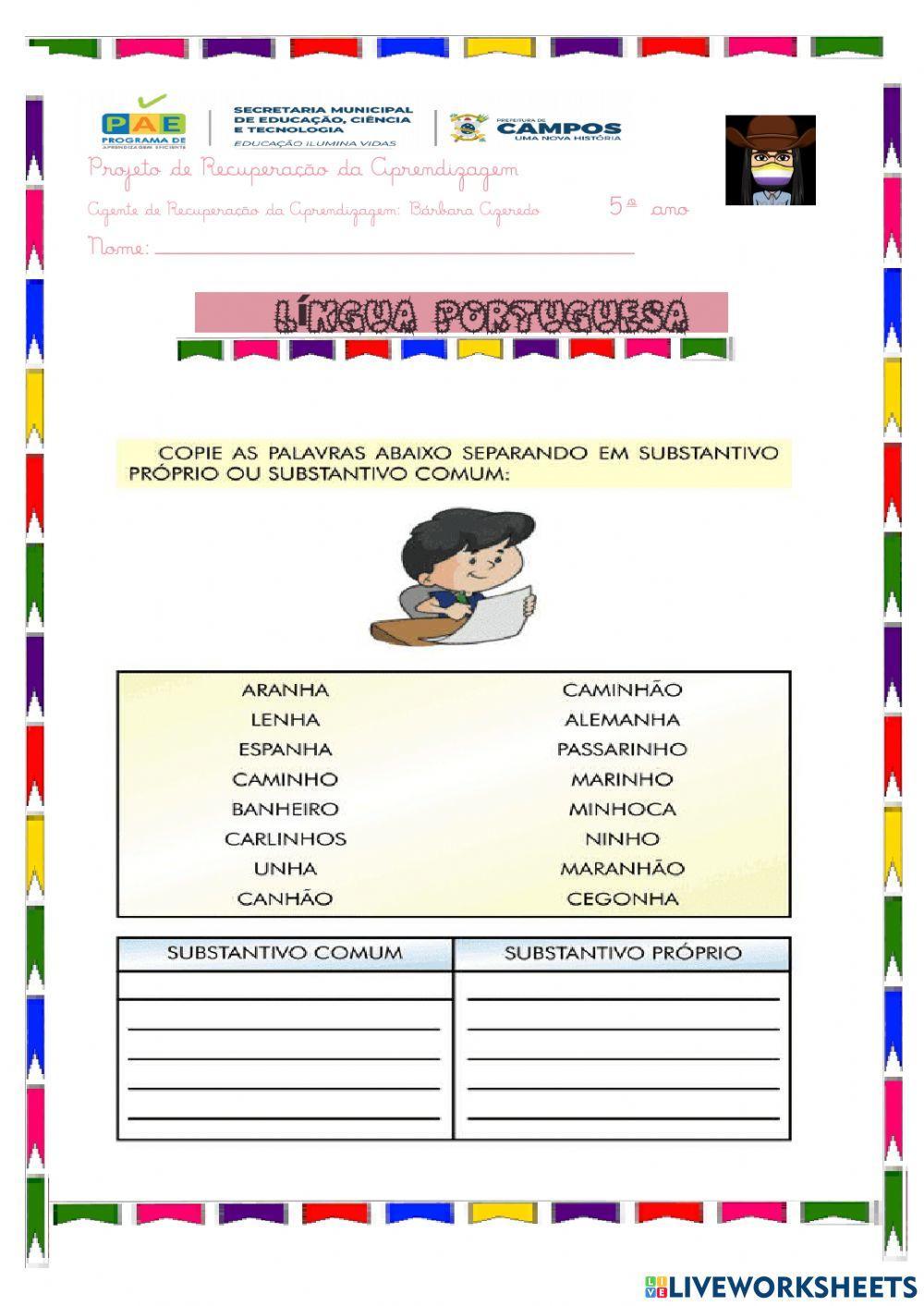 Língua Portuguesa Língua Portuguesa