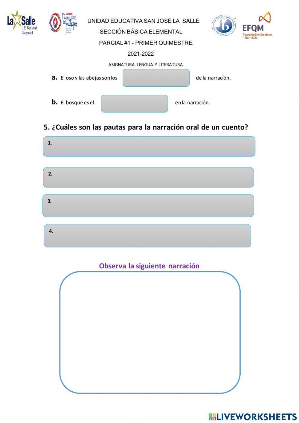 La narración oral y pautas para la narración oral