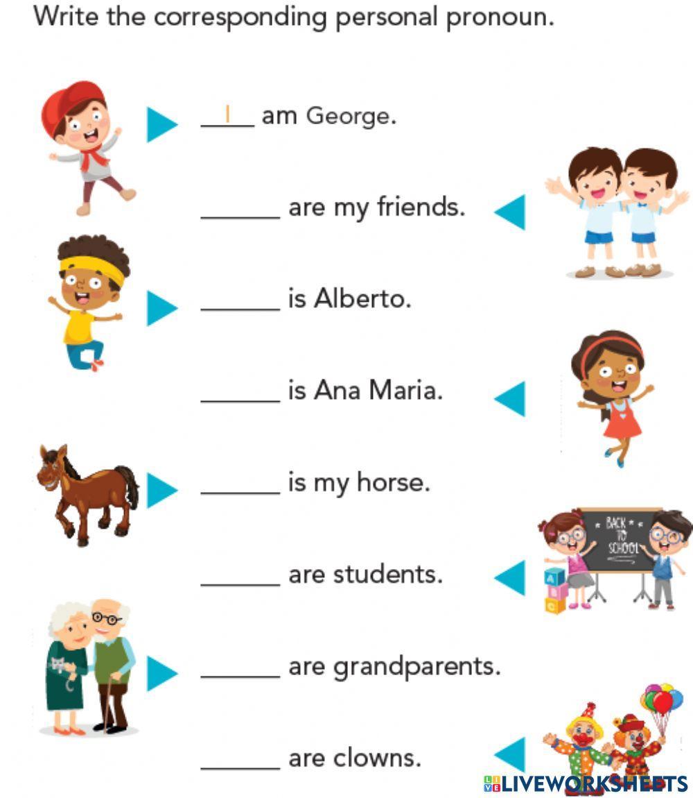 Personal Pronouns 1062736 kathlilian Live Worksheets