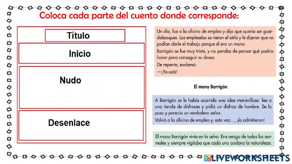 Repaso de español de segundo grado de primaria