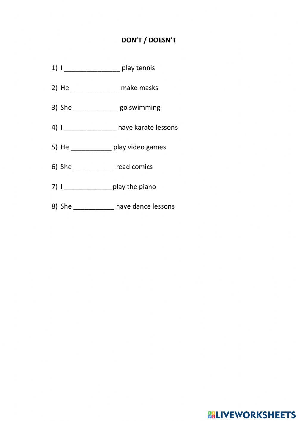 DON T OR DOESN T WHICH FORM IS CORRECT WHAT IS THE DIFFERENCE visual data 4
