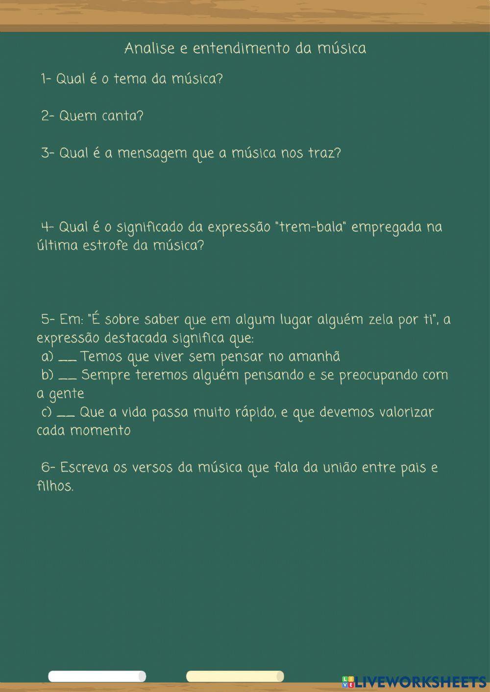 Música: Ana Vilela - Trem-Bala