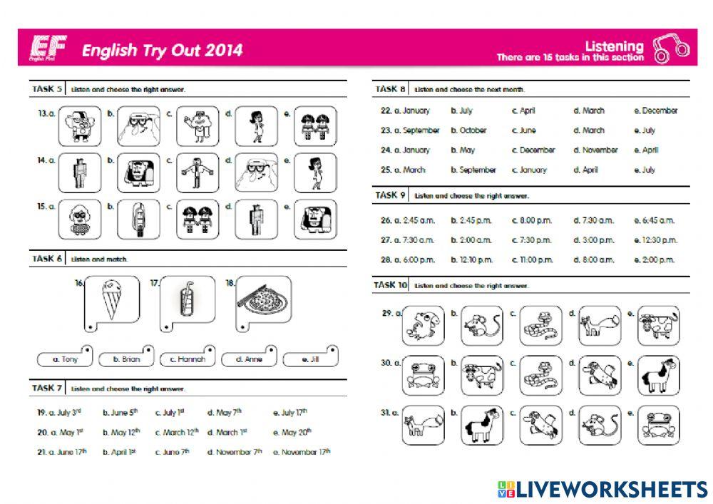 Yle tryouts - listening