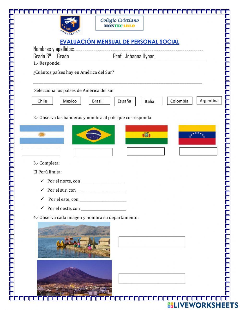 Evaluacion mensual de personal social