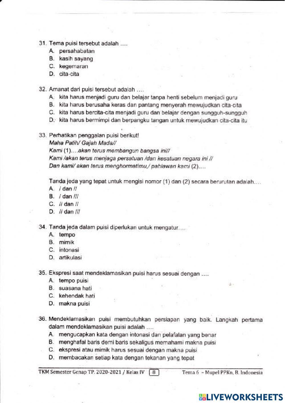 TKM Bahasa Indonesia