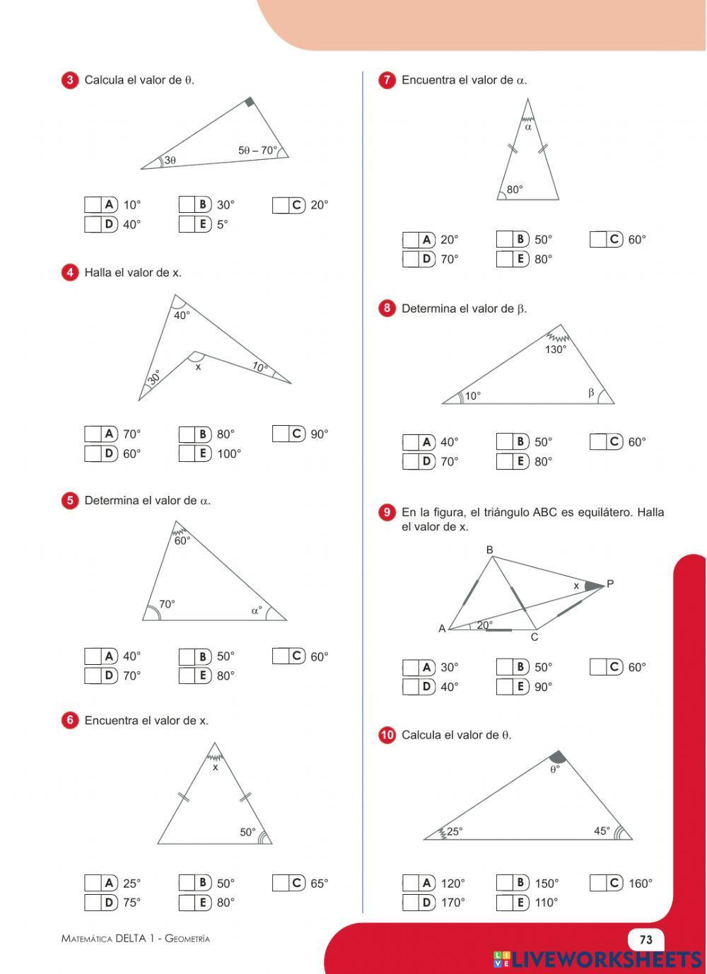 Triangulos propiedades