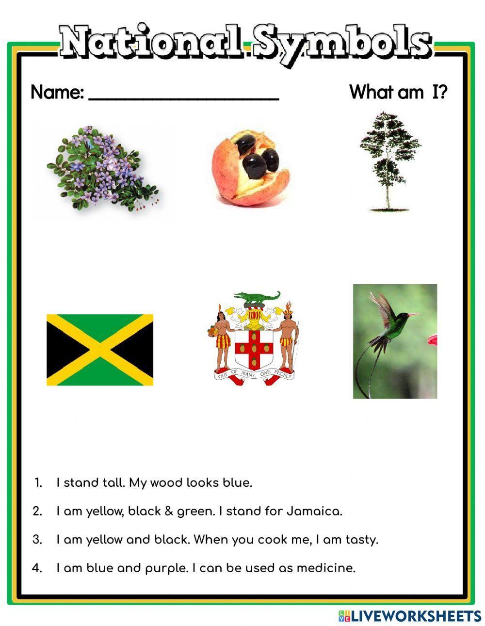 1063389 Jamaican National Symbols MBCAK5
