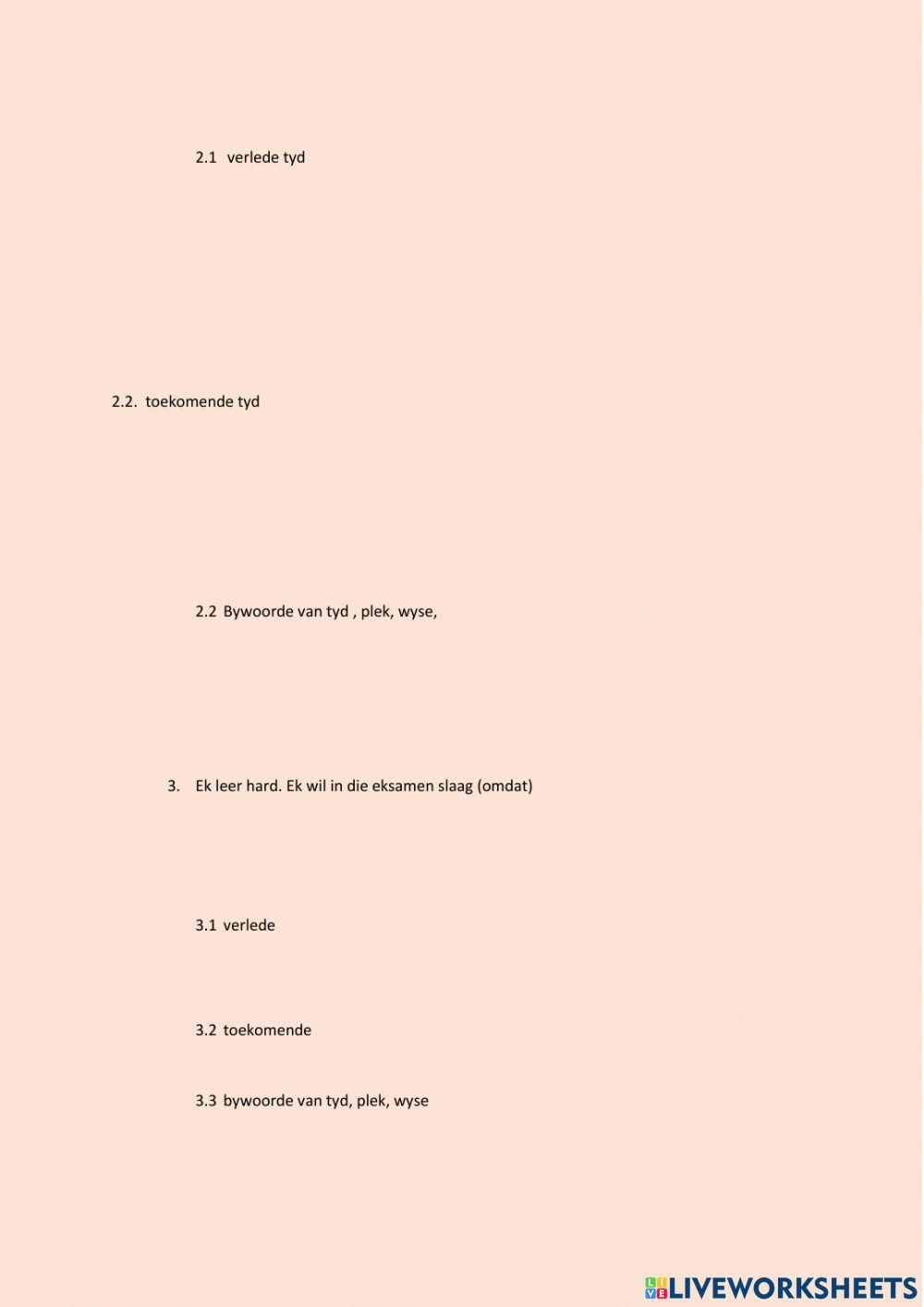 Verbinding van sinne