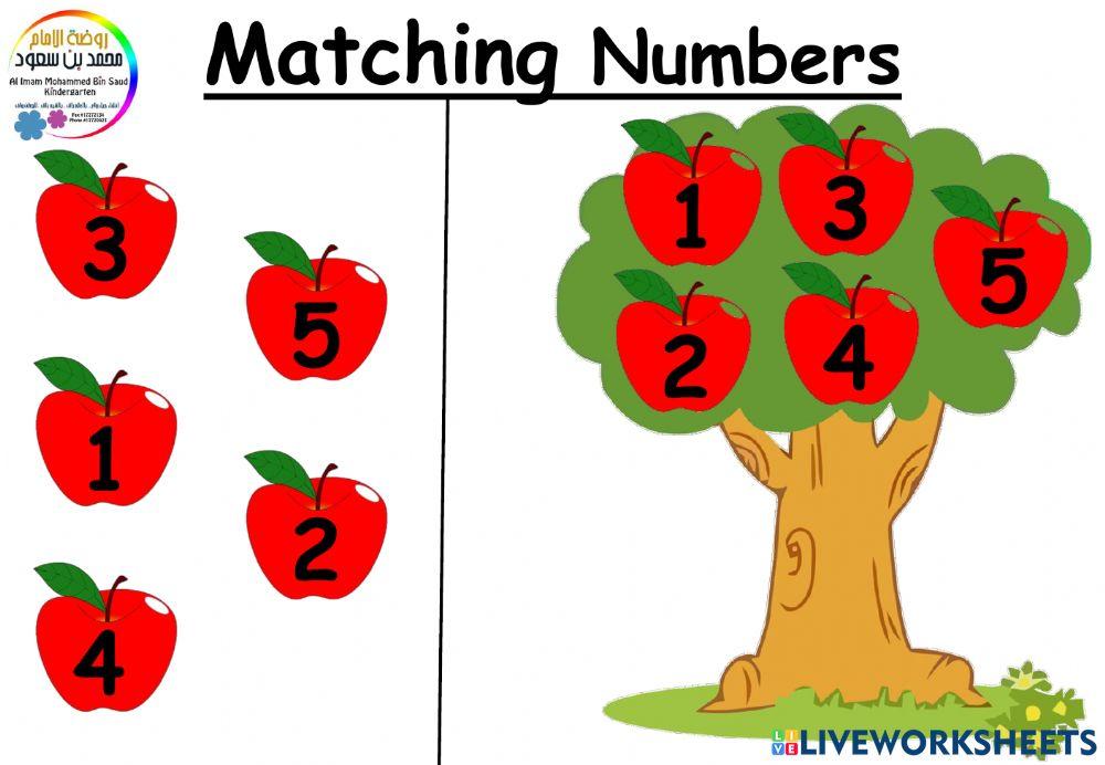 Matching numbers game