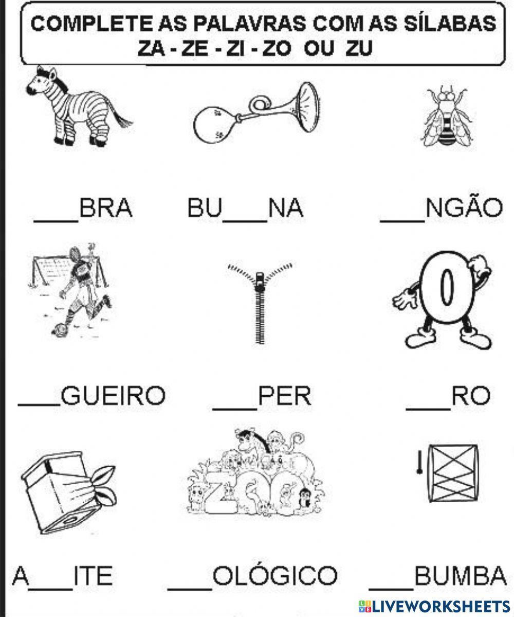 Ortografia za ze zi zo zu