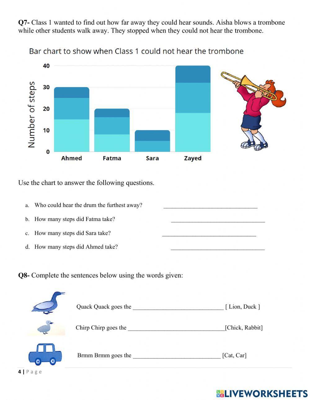 Assessment C Revision Unit 6 Sound