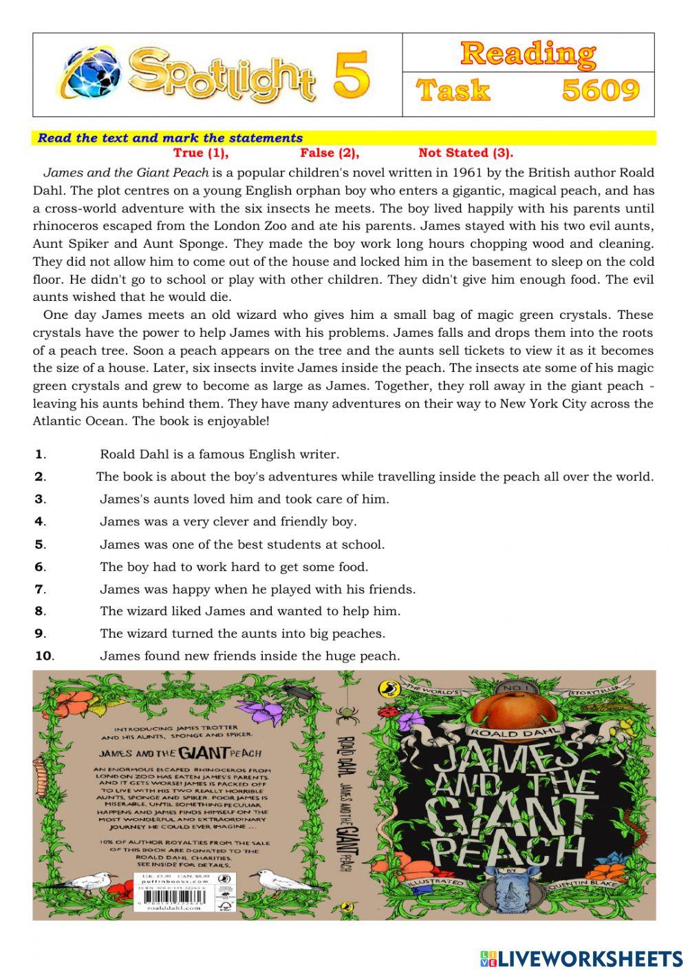 Spotlight 5 Task 5609