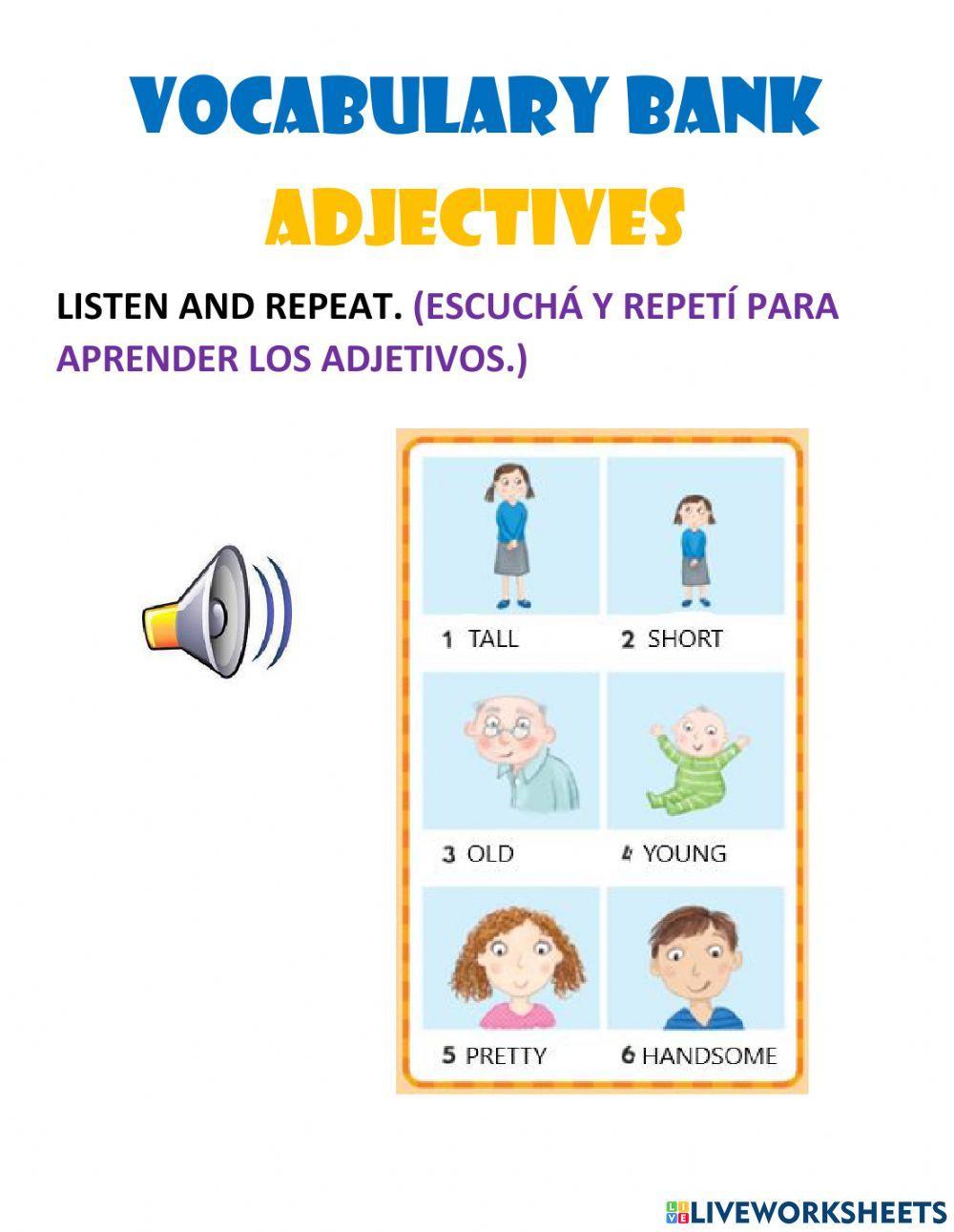 Bright ideas 1 - unit 2 - adjectives