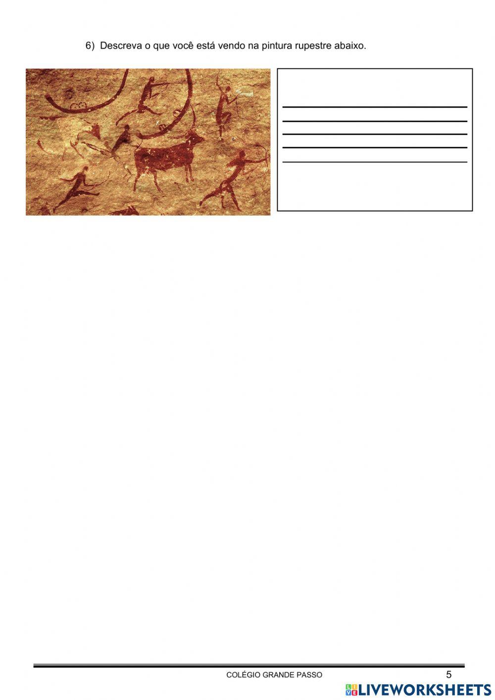 Povos nômades - Sedentários e Pintura Rupestre