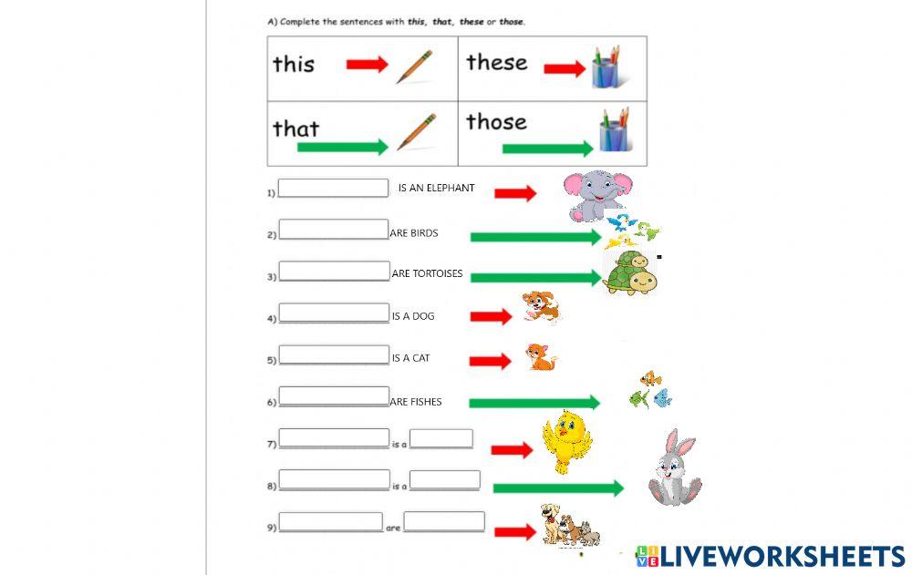 Demonstrative pronouns