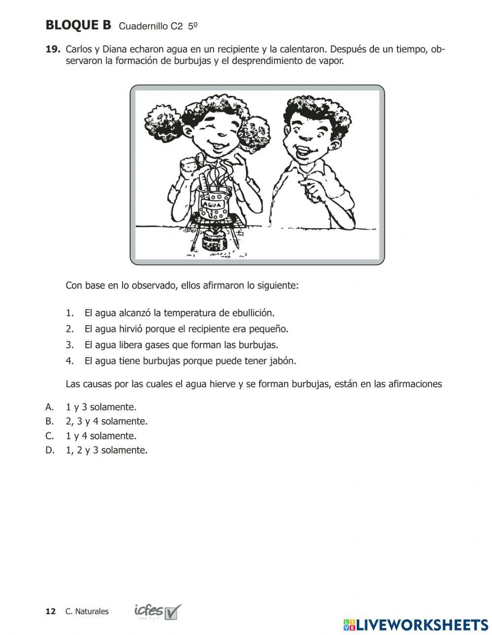 Prueba saber Ciencias 200952p