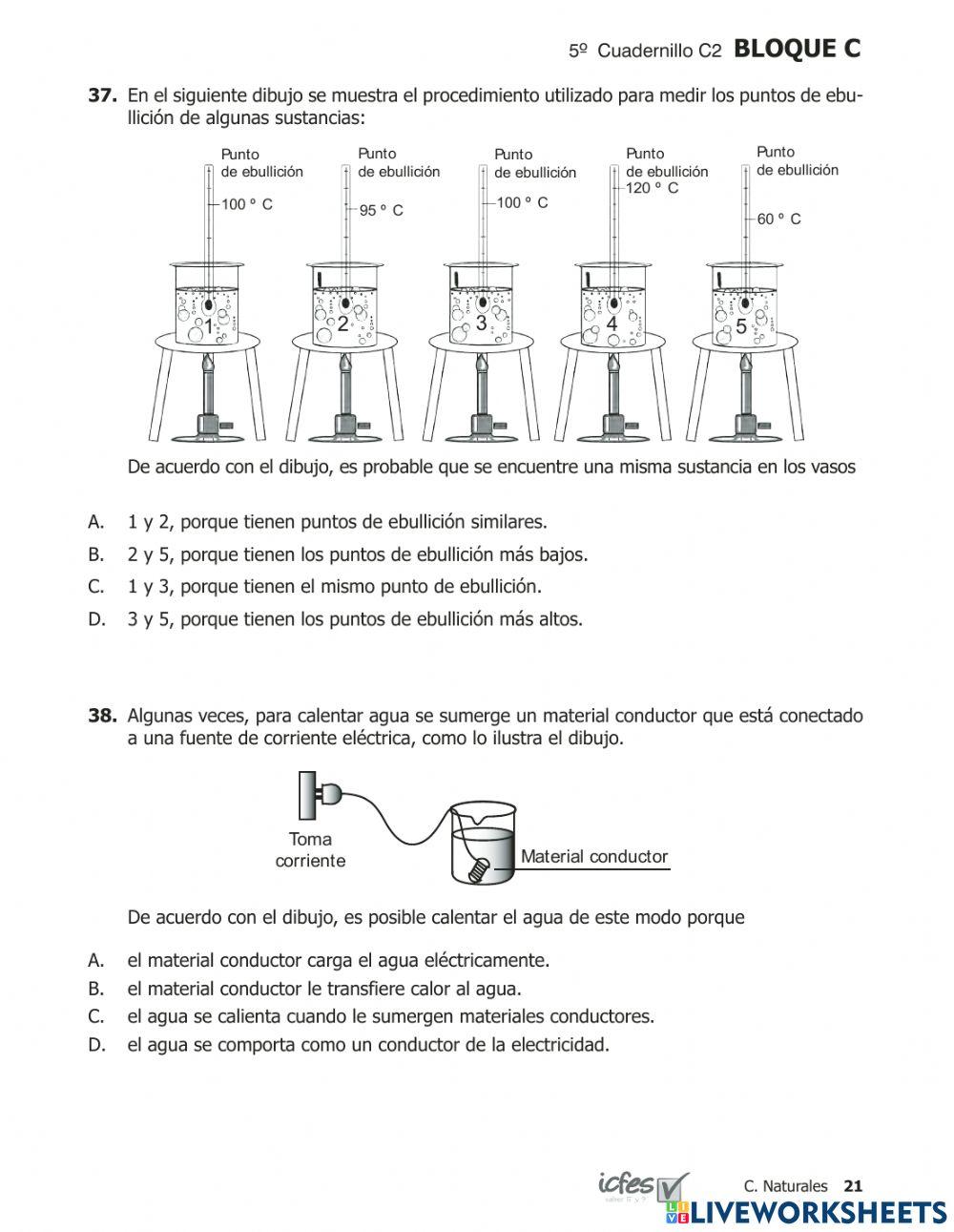 Prueba saber Ciencias 200953p
