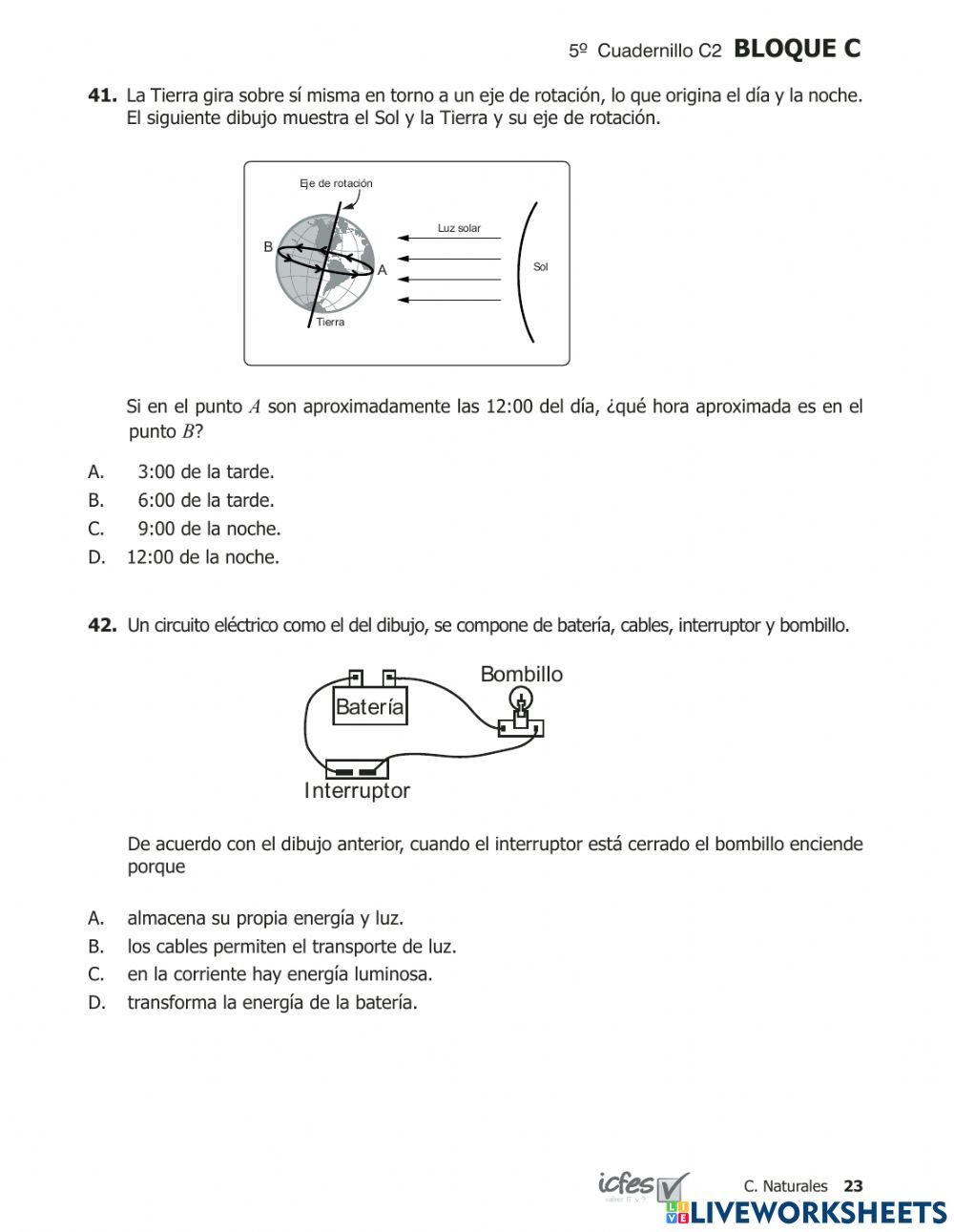Prueba saber Ciencias 200953p