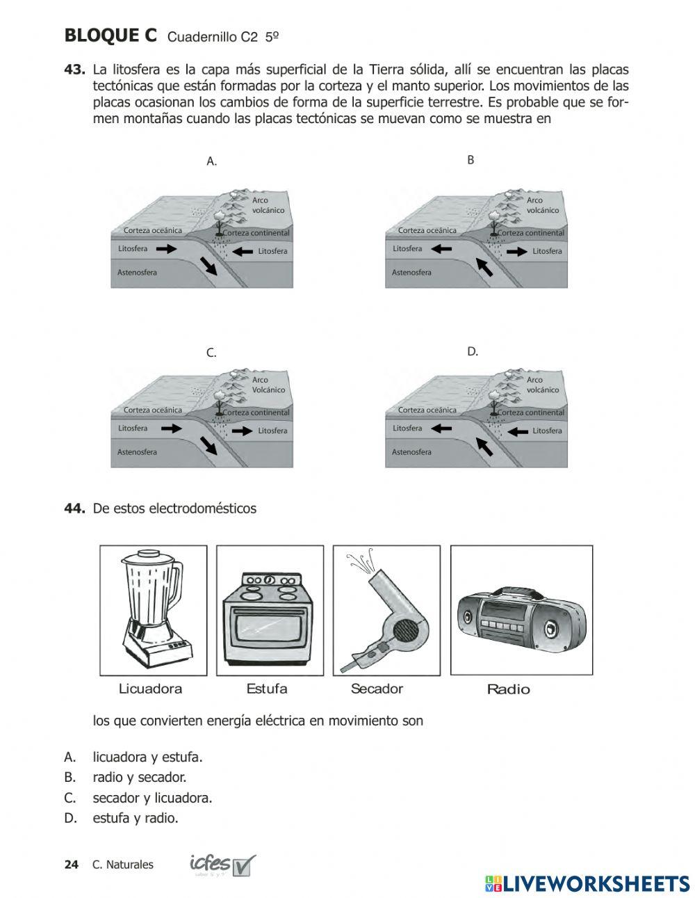 Prueba saber Ciencias 200953p