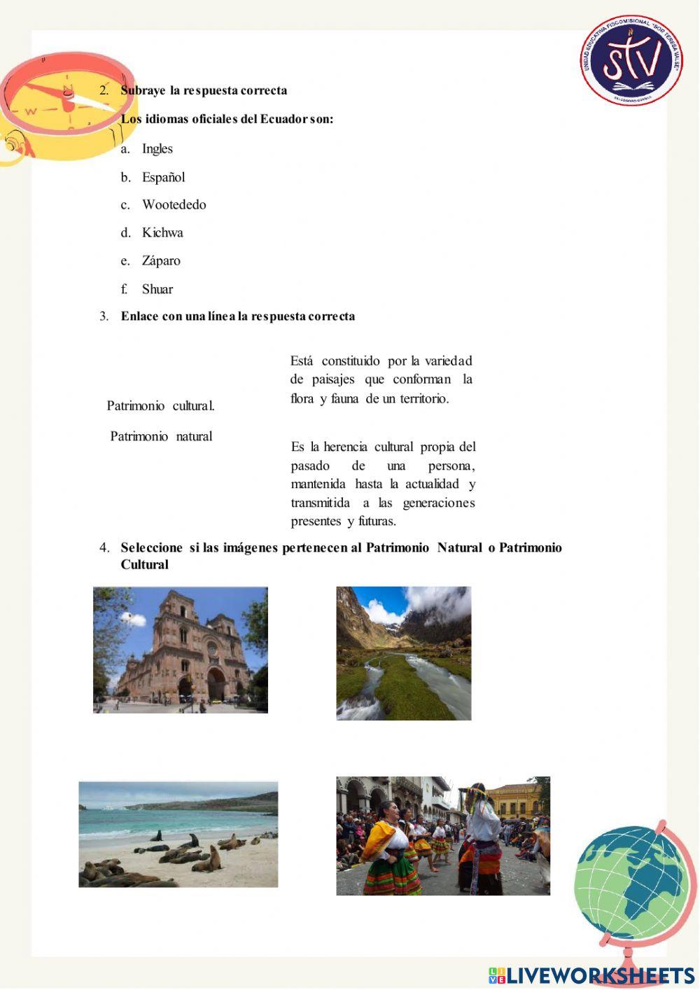 Derechos, patrimonio, educación vial, símbolos