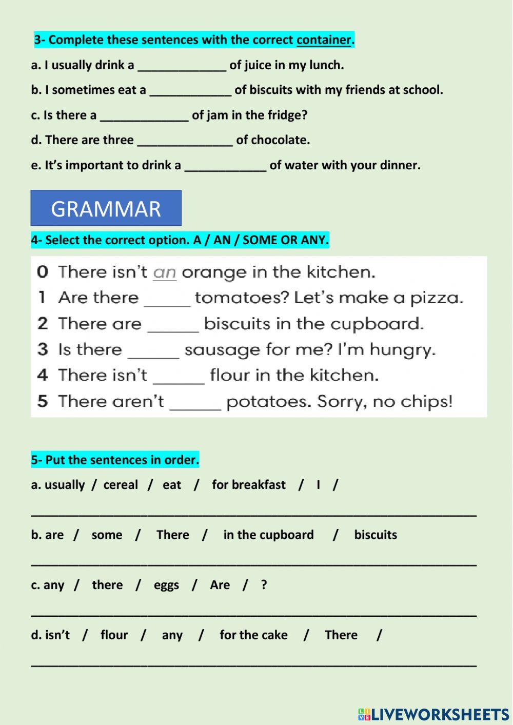 Special Assignment n°2 - Fun with Food!!