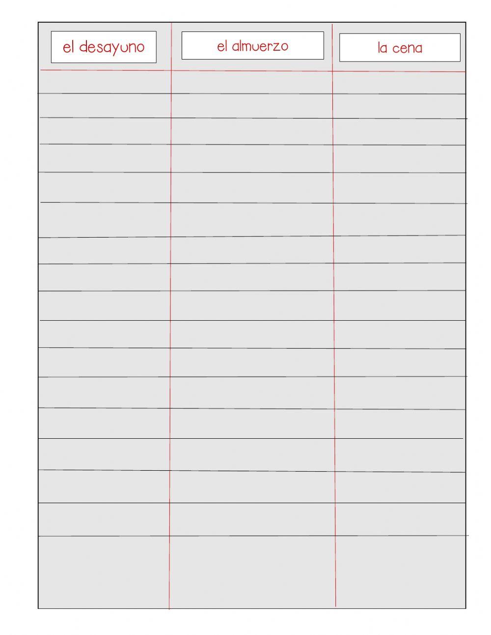 U3L1 Vocab.-Gustar-QuestionWords Practice