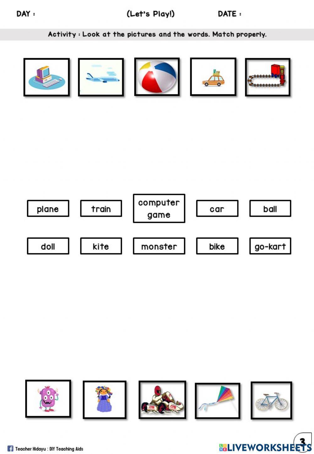 Let's Play Year 1 (Match)