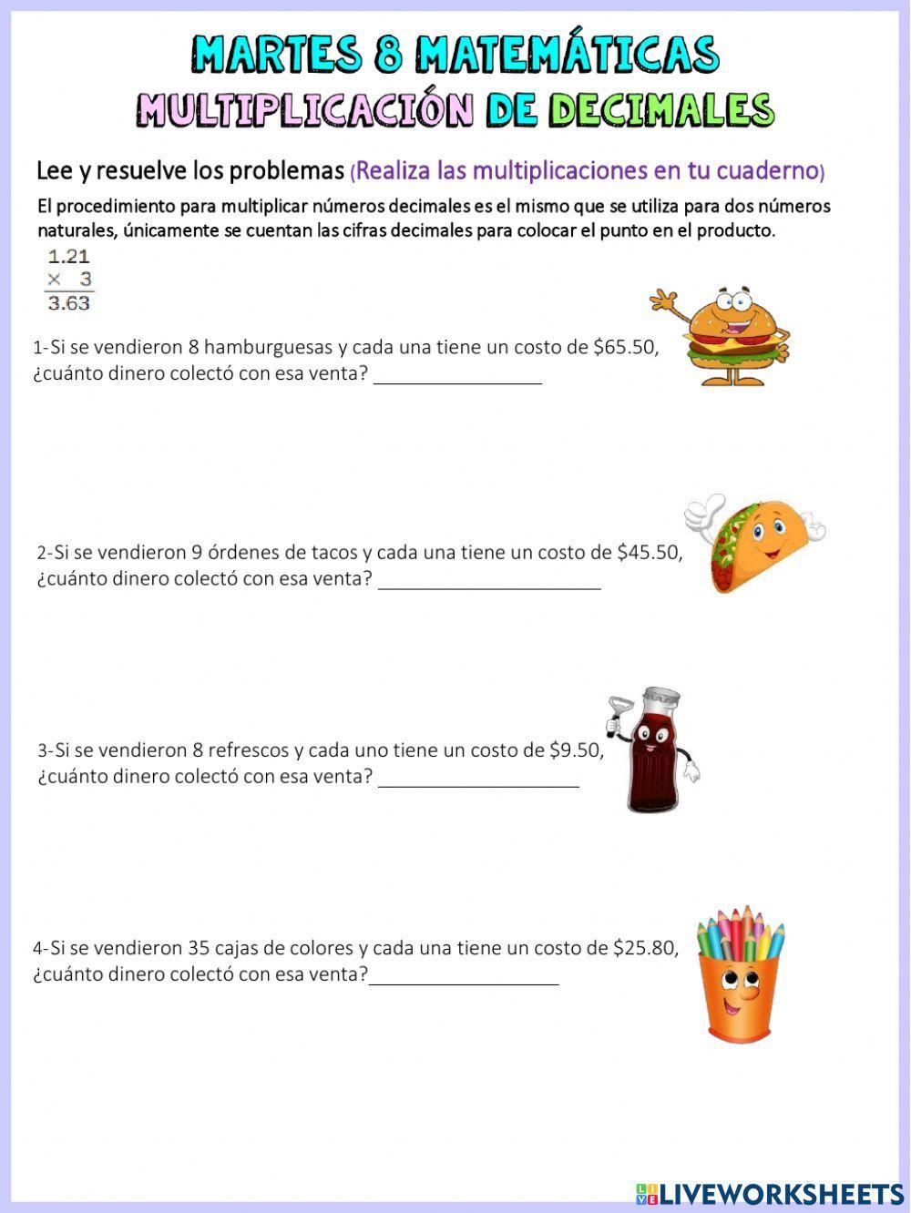 Problemas multiplicativos