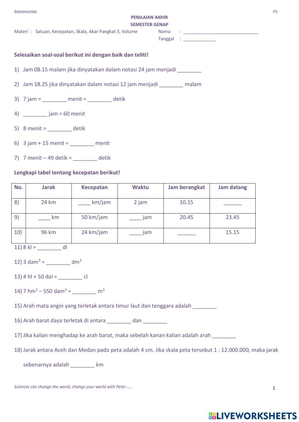 Review PAT 4 Semester 2