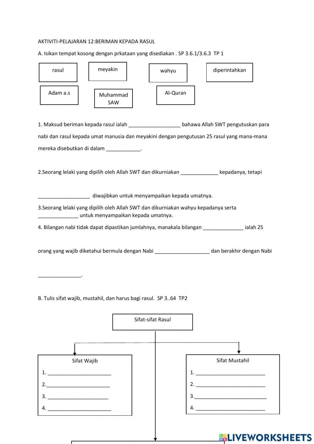 Beriman kepada rasul