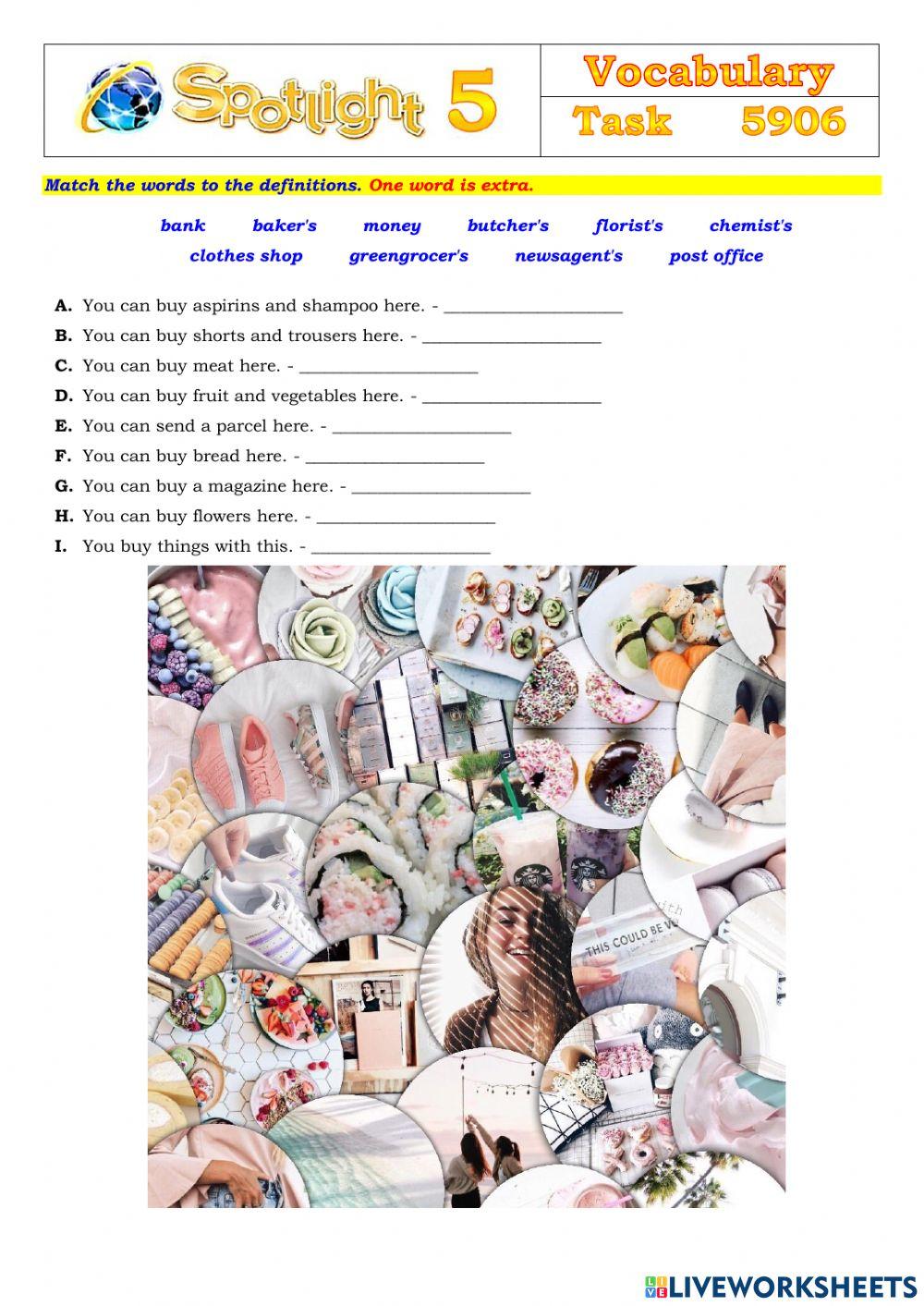 Spotlight 5 Task 5906