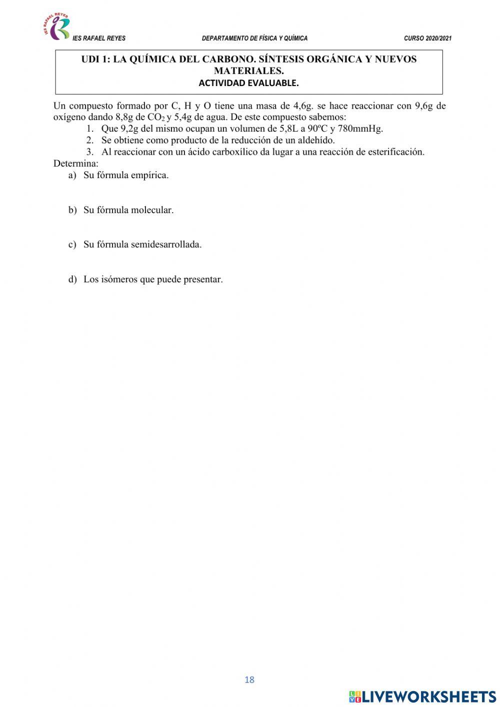 Reactividad orgánica