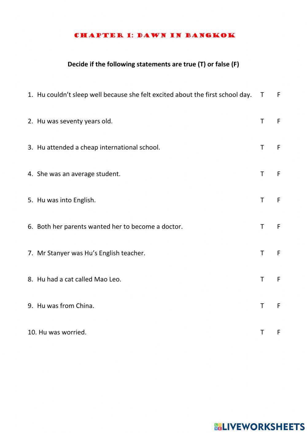 Nothing but the Truth - Chapter 1