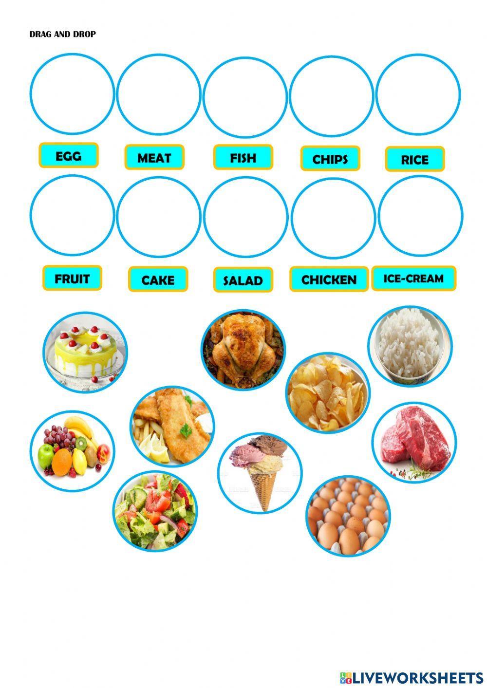 FOOD: I LOVE, I LIKE, I DON'T LIKE 