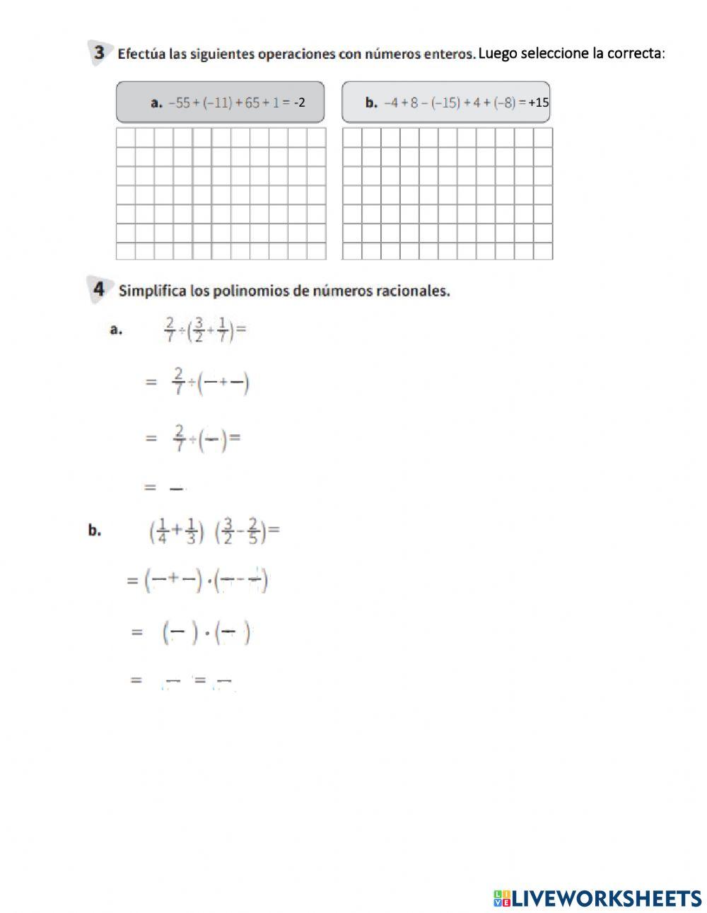 Lección: números enteros y racionales V3