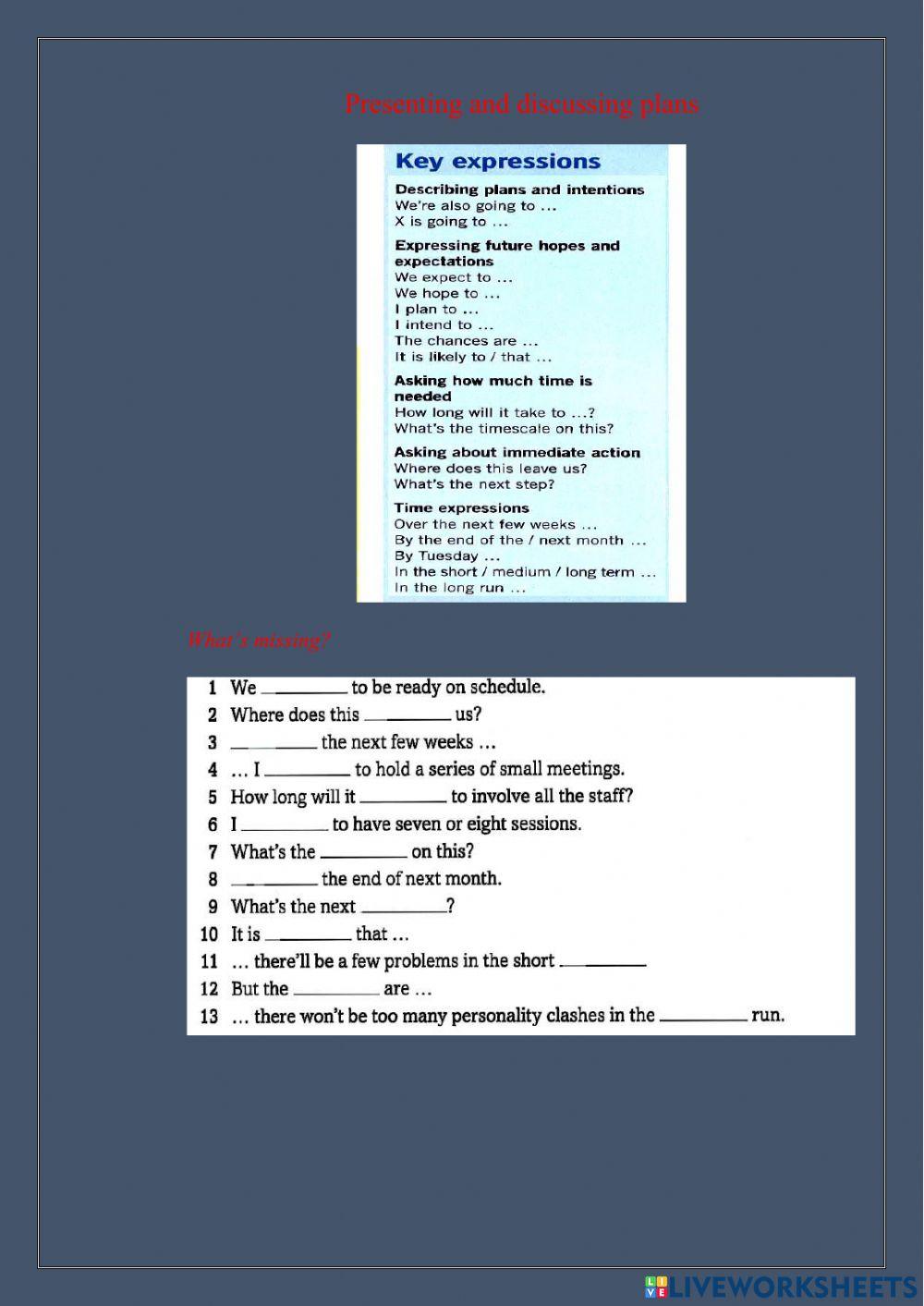 Functional language 1 worksheet | Live Worksheets