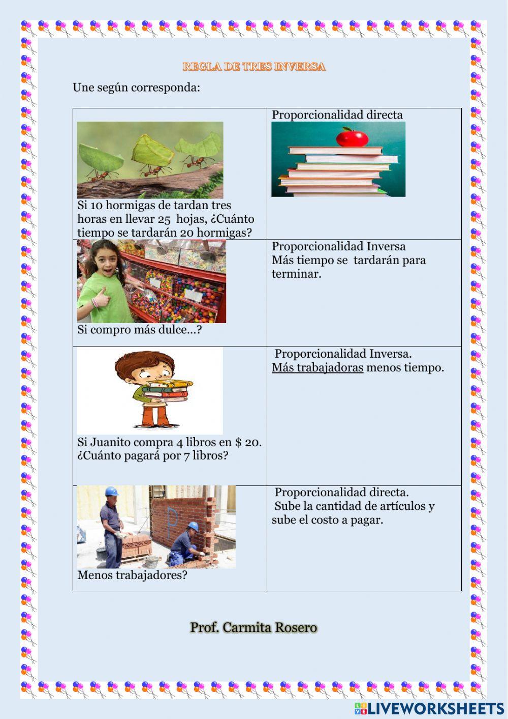 Prporcionalidad inversa