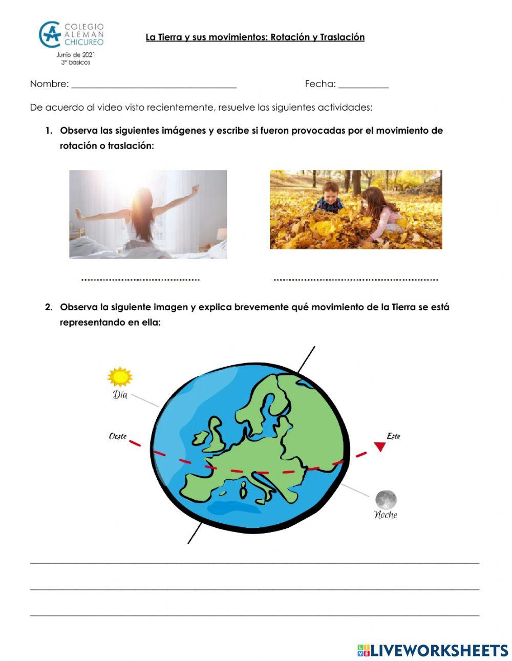 Rotación y traslación