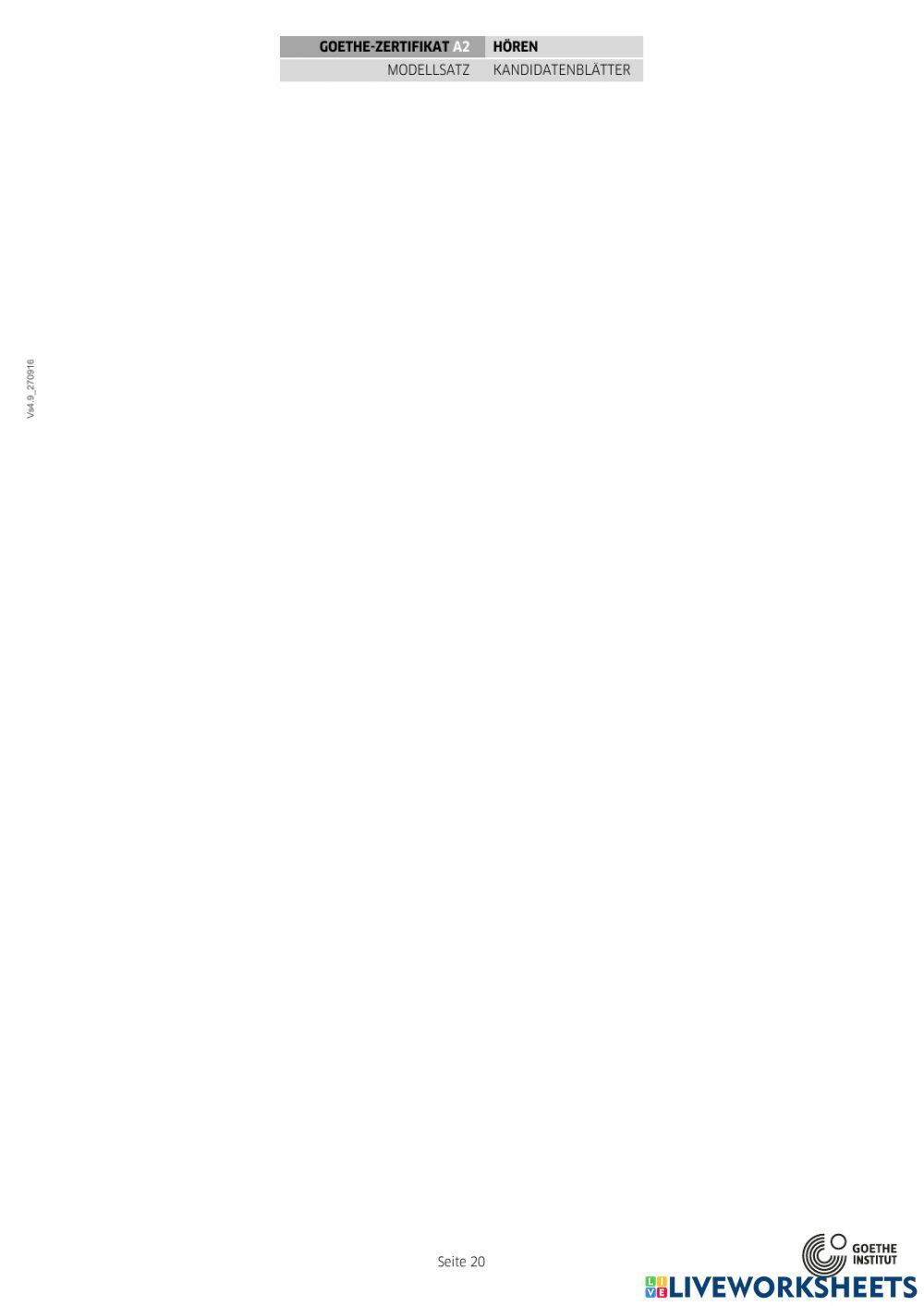 A2 Hören