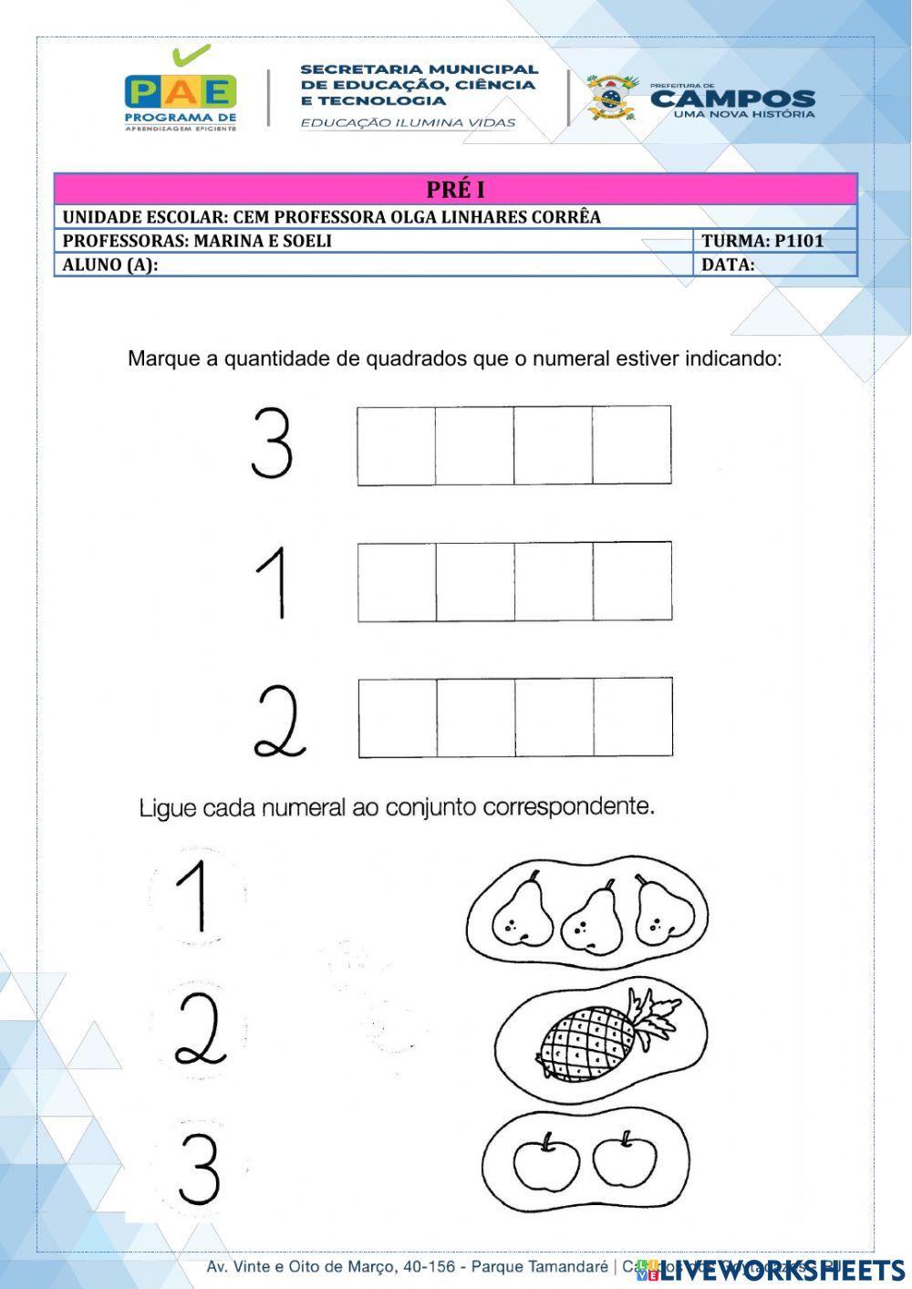 Educação Infantil - Números